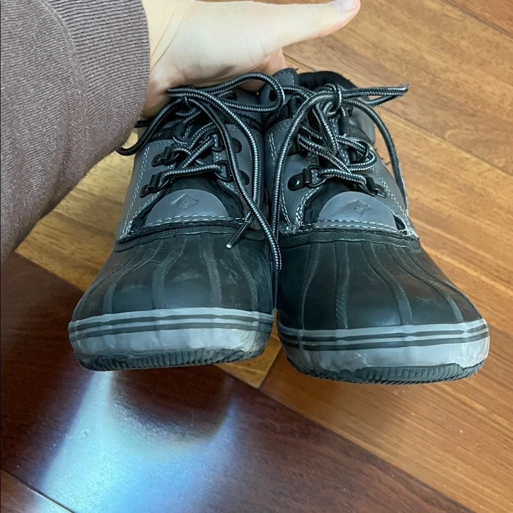 Sperry Bowline Storm Boot Black gray Unisex EU 38 US 6M